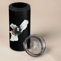 Philadelphia Liberty Bell Football Helmet Lightning Gift 4 in 1 Can Cooler Tumbler - Wonder Print Shop