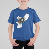 Philadelphia Liberty Bell Football Helmet Lightning Gift T Shirt For Kid - Wonder Print Shop