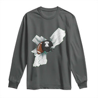 Philadelphia Liberty Bell Football Helmet Lightning Gift Long Sleeve Shirt - Wonder Print Shop