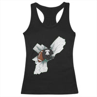 Philadelphia Liberty Bell Football Helmet Lightning Gift Racerback Tank Top - Wonder Print Shop
