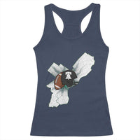 Philadelphia Liberty Bell Football Helmet Lightning Gift Racerback Tank Top - Wonder Print Shop