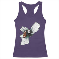 Philadelphia Liberty Bell Football Helmet Lightning Gift Racerback Tank Top - Wonder Print Shop