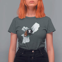 Philadelphia Liberty Bell Football Helmet Lightning Gift T Shirt For Women - Wonder Print Shop