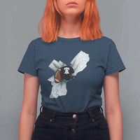 Philadelphia Liberty Bell Football Helmet Lightning Gift T Shirt For Women - Wonder Print Shop