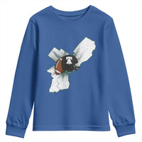 Philadelphia Liberty Bell Football Helmet Lightning Gift Youth Sweatshirt - Wonder Print Shop