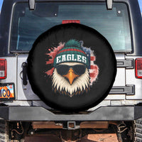 Patriotic Eagle Football Spare Tire Cover American Flag Pride Gift - Wonder Print Shop