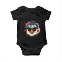 Patriotic Eagle Football Baby Onesie American Flag Pride Gift - Wonder Print Shop