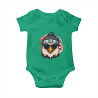 Patriotic Eagle Football Baby Onesie American Flag Pride Gift - Wonder Print Shop