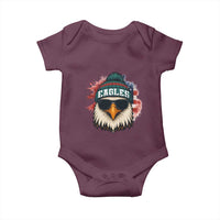 Patriotic Eagle Football Baby Onesie American Flag Pride Gift - Wonder Print Shop