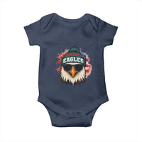 Patriotic Eagle Football Baby Onesie American Flag Pride Gift - Wonder Print Shop
