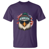 Patriotic Eagle Football T Shirt American Flag Pride Gift - Wonder Print Shop