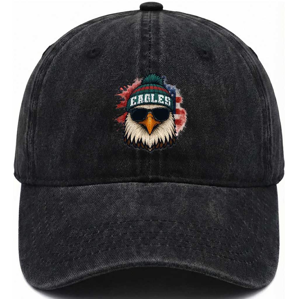 Patriotic PFE American Flag Pride Gift Washed Cotton Baseball Cap