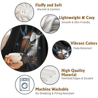 Eagle Football Power Throw Blanket Game Day Sports Fan Gift - Wonder Print Shop