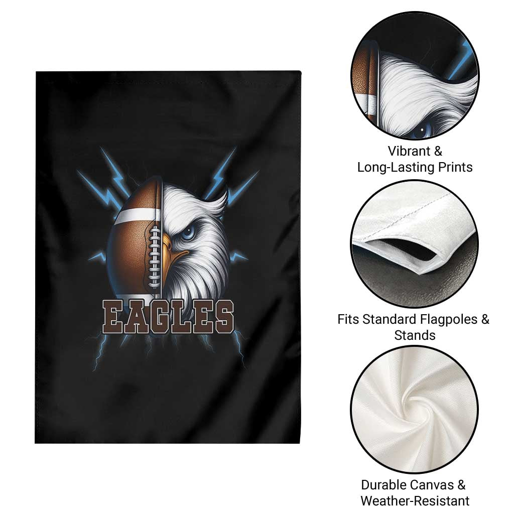 Eagle Football Power Garden Flag Game Day Sports Fan Gift - Wonder Print Shop