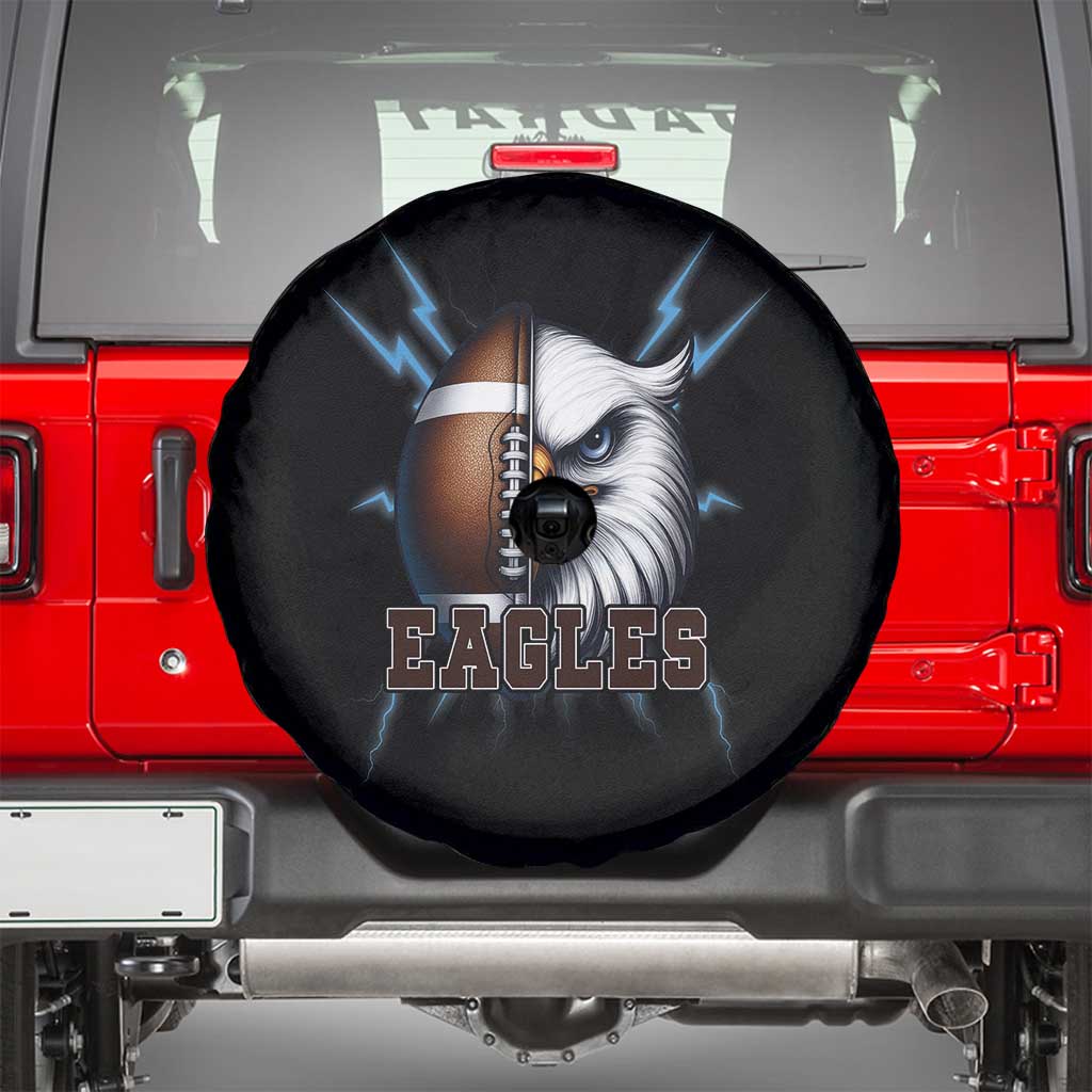 Eagle Football Power Spare Tire Cover Game Day Sports Fan Gift - Wonder Print Shop