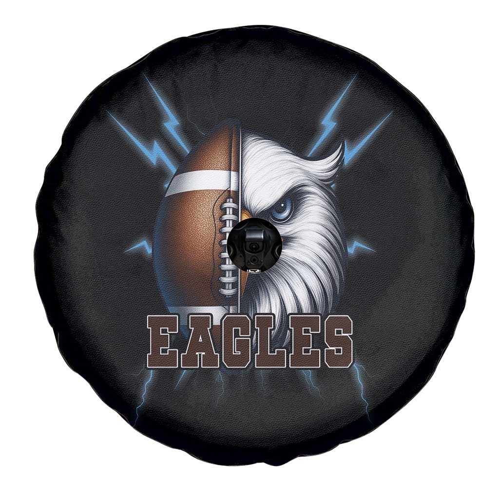 Eagle Football Power Spare Tire Cover Game Day Sports Fan Gift - Wonder Print Shop