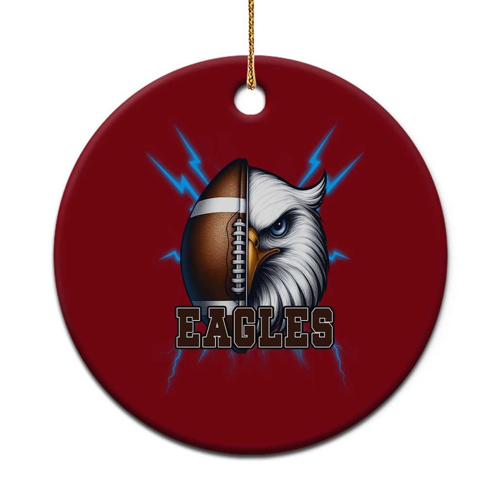 Eagle Football Power Ceramic Ornament Game Day Sports Fan Gift - Wonder Print Shop
