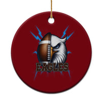 Eagle Football Power Ceramic Ornament Game Day Sports Fan Gift - Wonder Print Shop