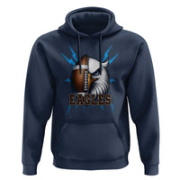 Eagle Football Power Hoodie Game Day Sports Fan Gift - Wonder Print Shop