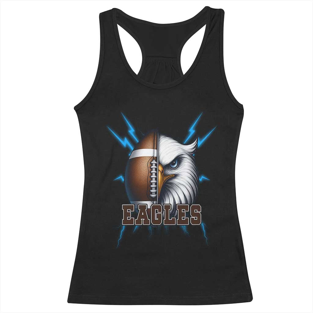 Eagle Football Power Racerback Tank Top Game Day Sports Fan Gift - Wonder Print Shop