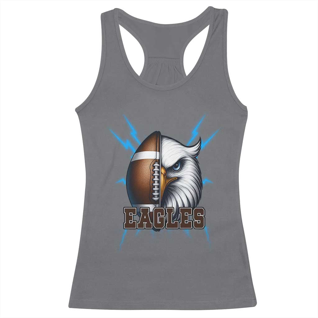 Eagle Football Power Racerback Tank Top Game Day Sports Fan Gift - Wonder Print Shop