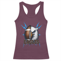 Eagle Football Power Racerback Tank Top Game Day Sports Fan Gift - Wonder Print Shop