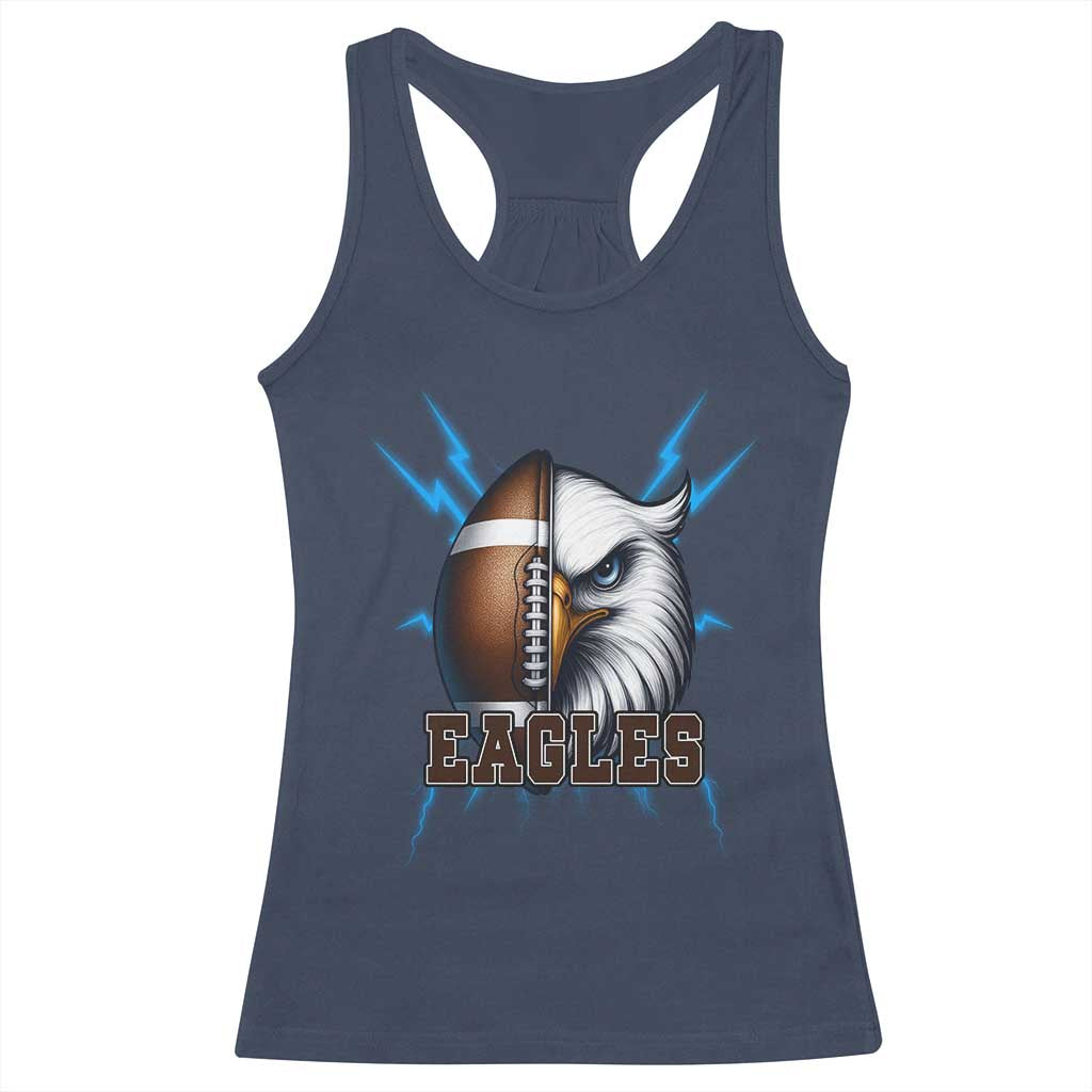 Eagle Football Power Racerback Tank Top Game Day Sports Fan Gift - Wonder Print Shop