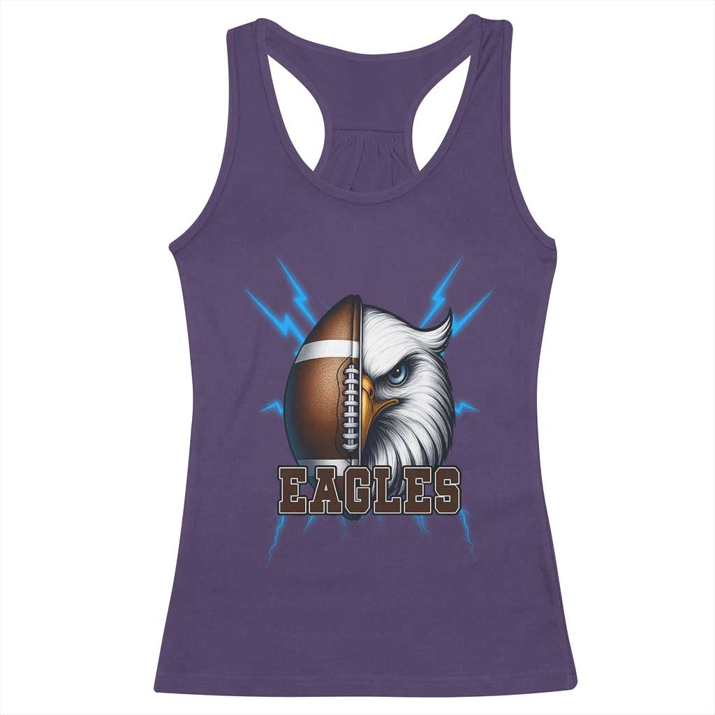 Eagle Football Power Racerback Tank Top Game Day Sports Fan Gift - Wonder Print Shop