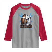 Eagle Football Power Raglan Shirt Game Day Sports Fan Gift - Wonder Print Shop