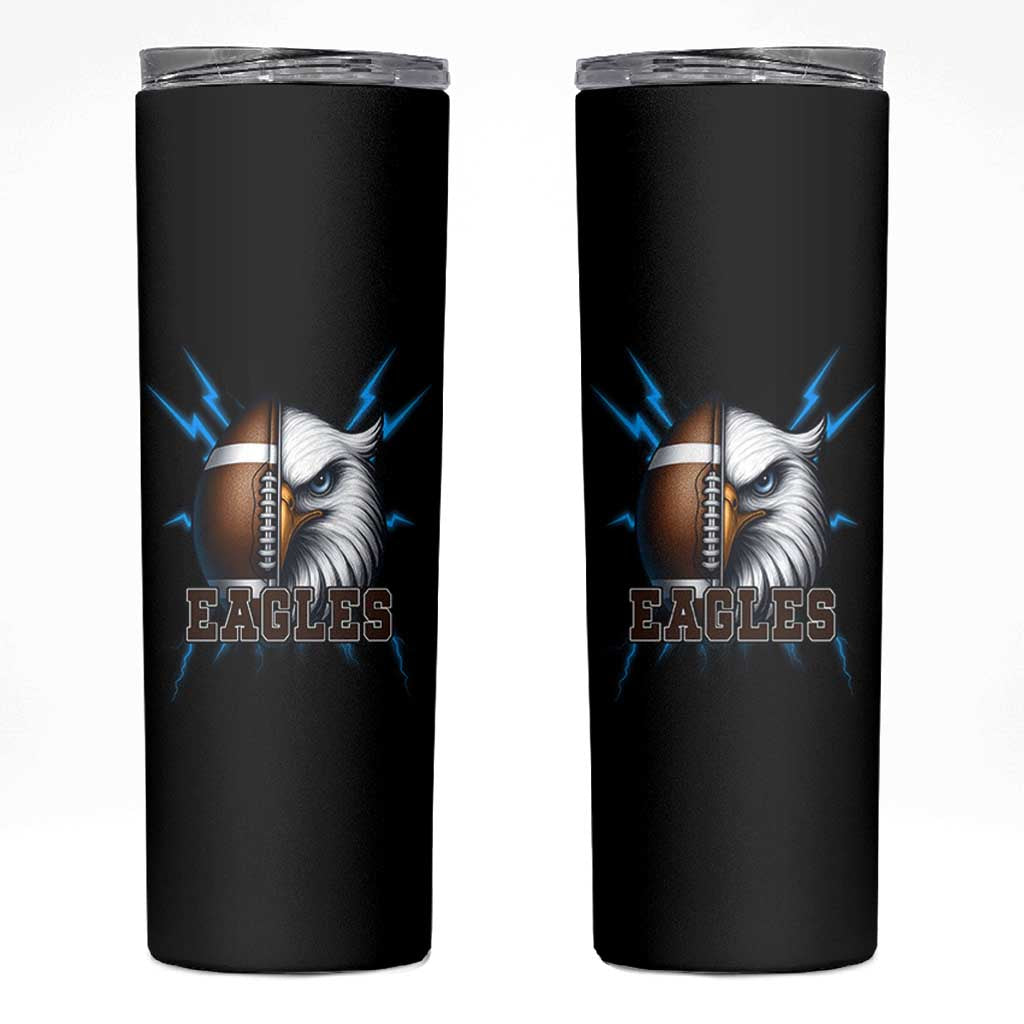 Eagle Football Power Skinny Tumbler Game Day Sports Fan Gift - Wonder Print Shop