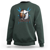 Eagle Football Power Sweatshirt Game Day Sports Fan Gift - Wonder Print Shop
