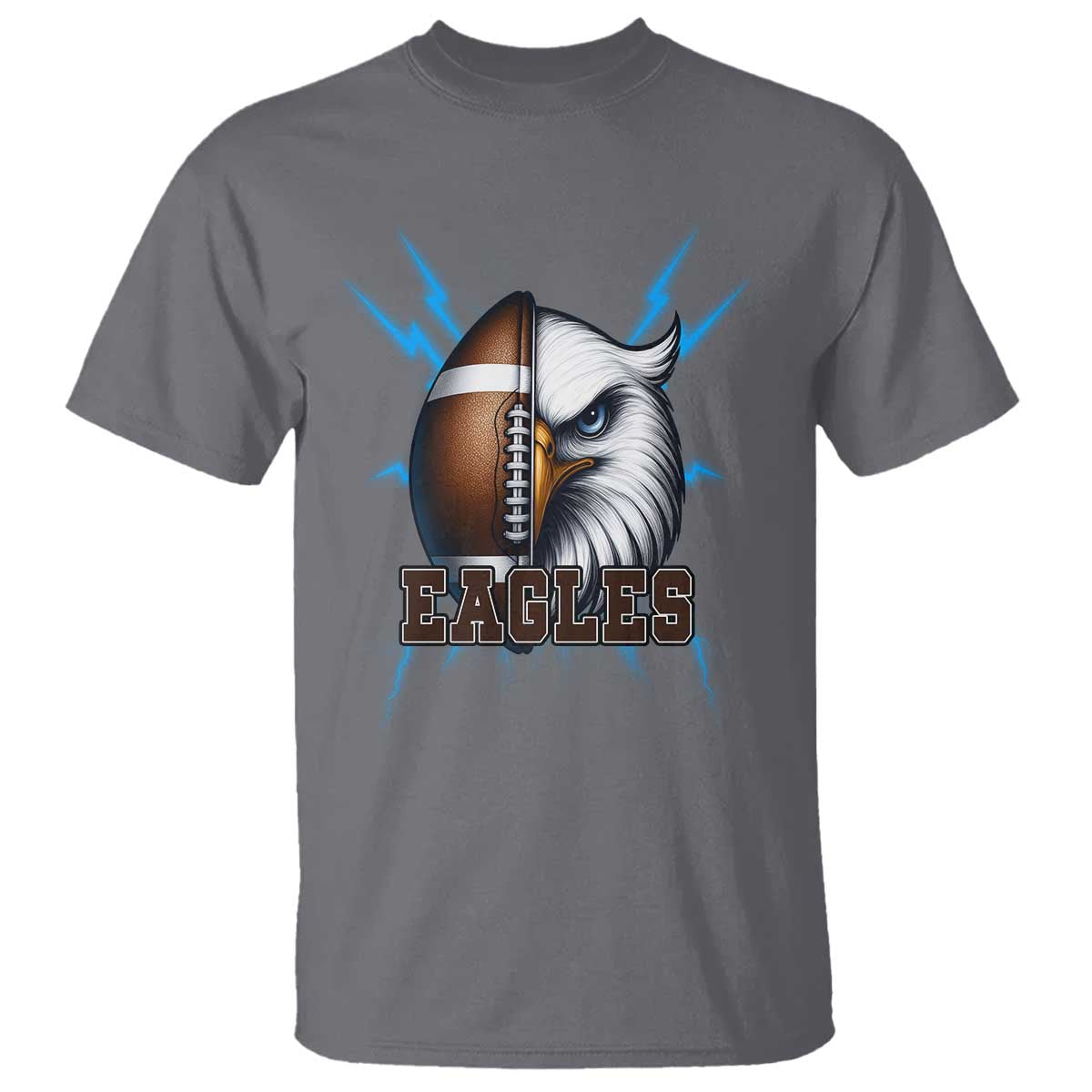 Eagle Football Power T Shirt Game Day Sports Fan Gift - Wonder Print Shop