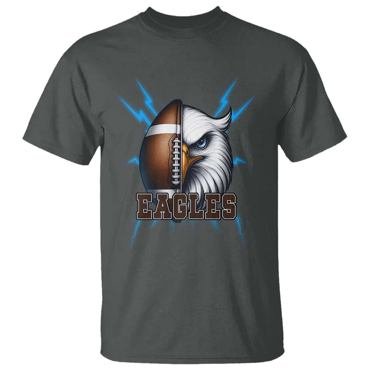 Eagle Football Power T Shirt Game Day Sports Fan Gift - Wonder Print Shop