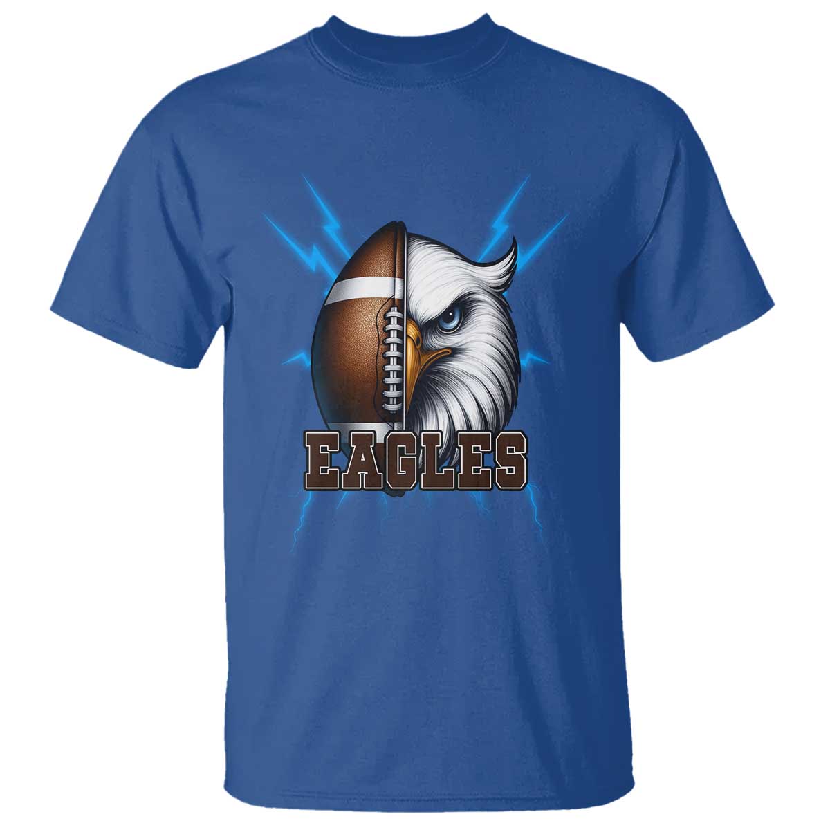 Eagle Football Power T Shirt Game Day Sports Fan Gift - Wonder Print Shop