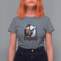 Eagle Football Power T Shirt For Women Game Day Sports Fan Gift - Wonder Print Shop
