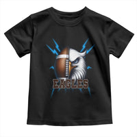 Eagle Football Power Toddler T Shirt Game Day Sports Fan Gift - Wonder Print Shop