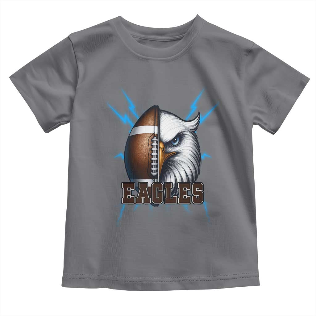 Eagle Football Power Toddler T Shirt Game Day Sports Fan Gift - Wonder Print Shop