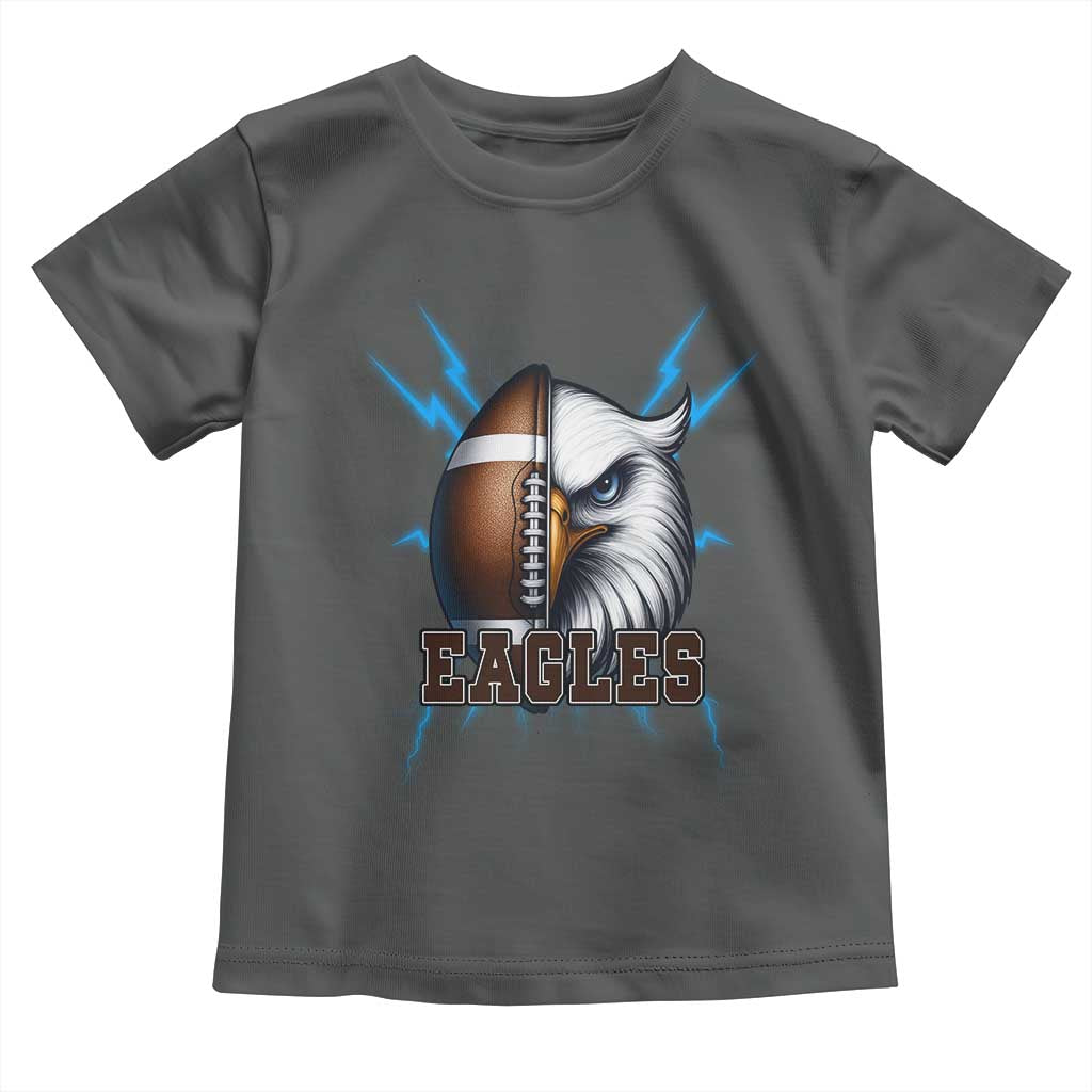 Eagle Football Power Toddler T Shirt Game Day Sports Fan Gift - Wonder Print Shop