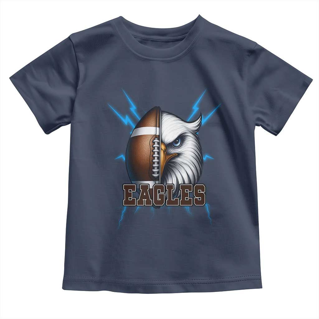 Eagle Football Power Toddler T Shirt Game Day Sports Fan Gift - Wonder Print Shop