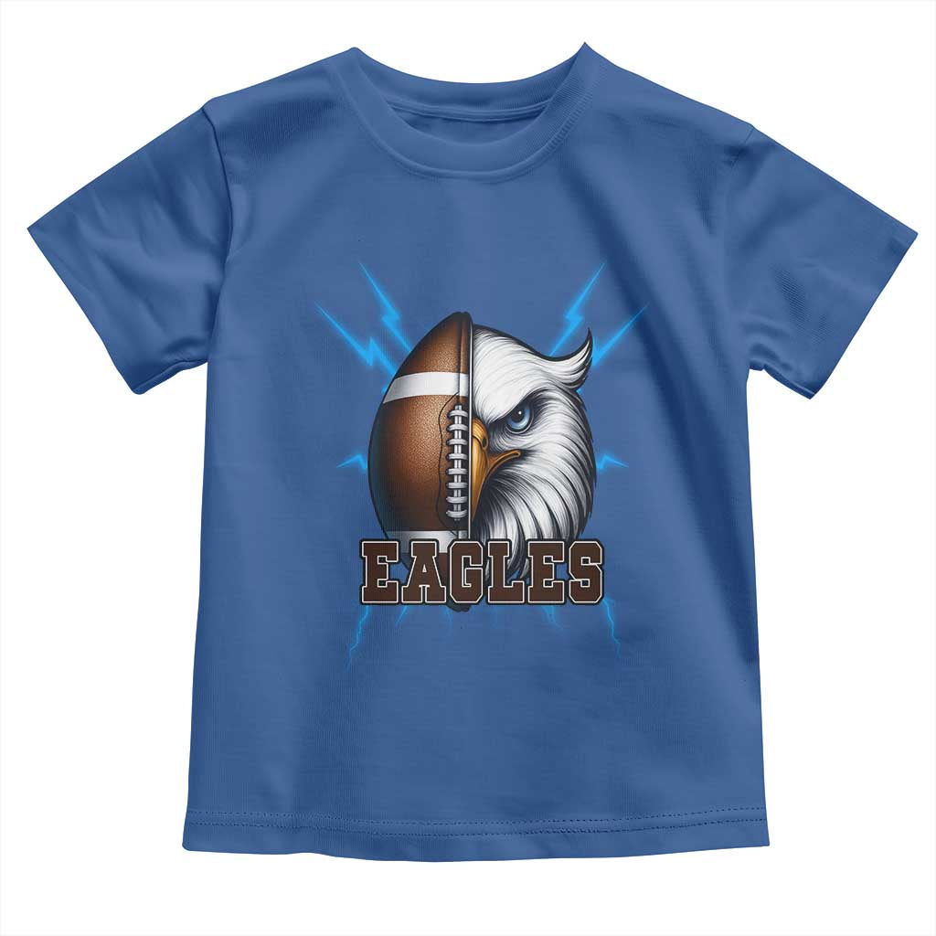 Eagle Football Power Toddler T Shirt Game Day Sports Fan Gift - Wonder Print Shop