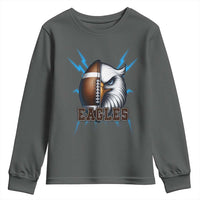 Eagle Football Power Youth Sweatshirt Game Day Sports Fan Gift - Wonder Print Shop