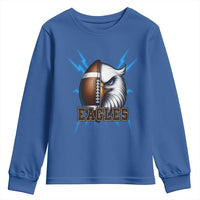 Eagle Football Power Youth Sweatshirt Game Day Sports Fan Gift - Wonder Print Shop