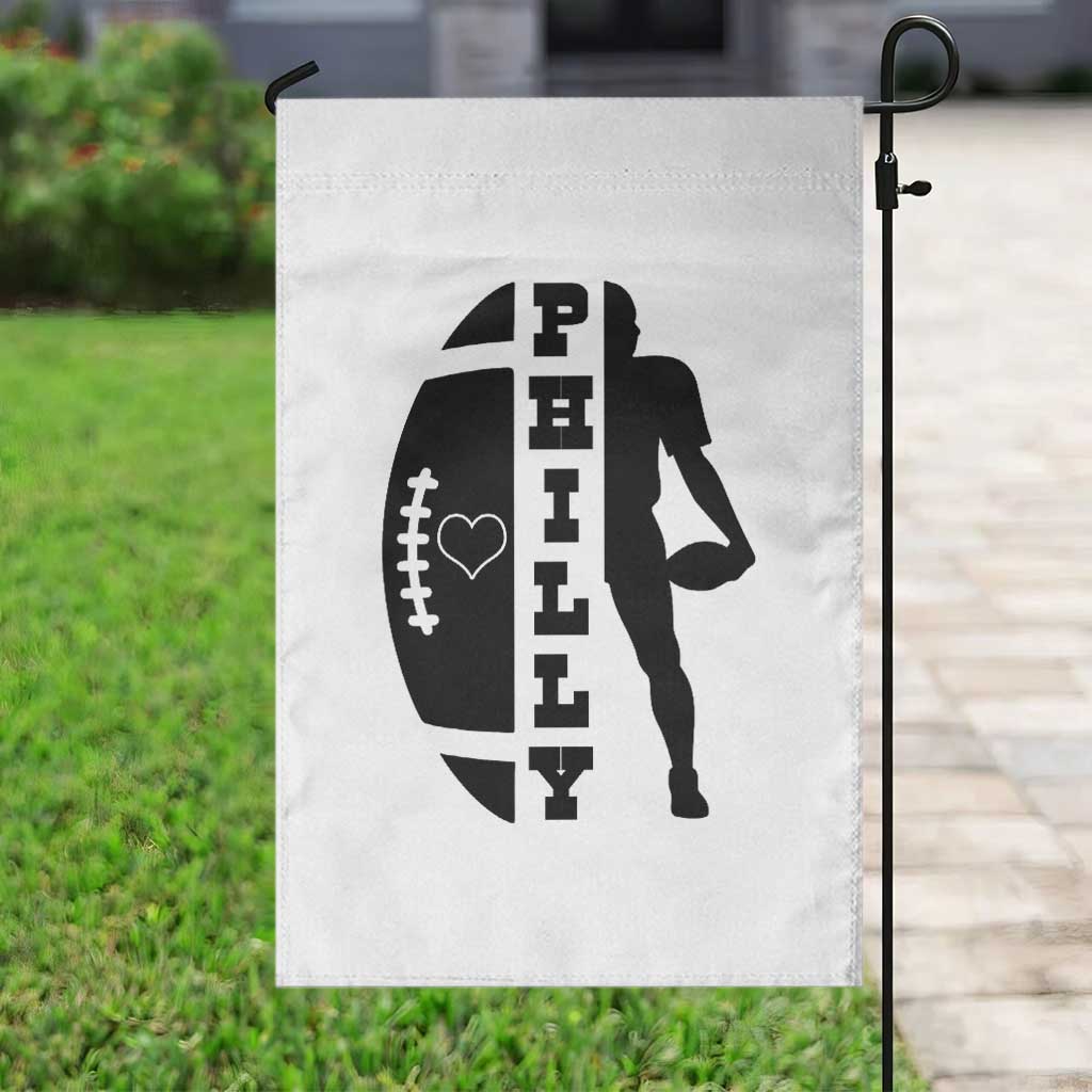 Philly Football Spirit Garden Flag Proud Fan Humor Gift - Wonder Print Shop