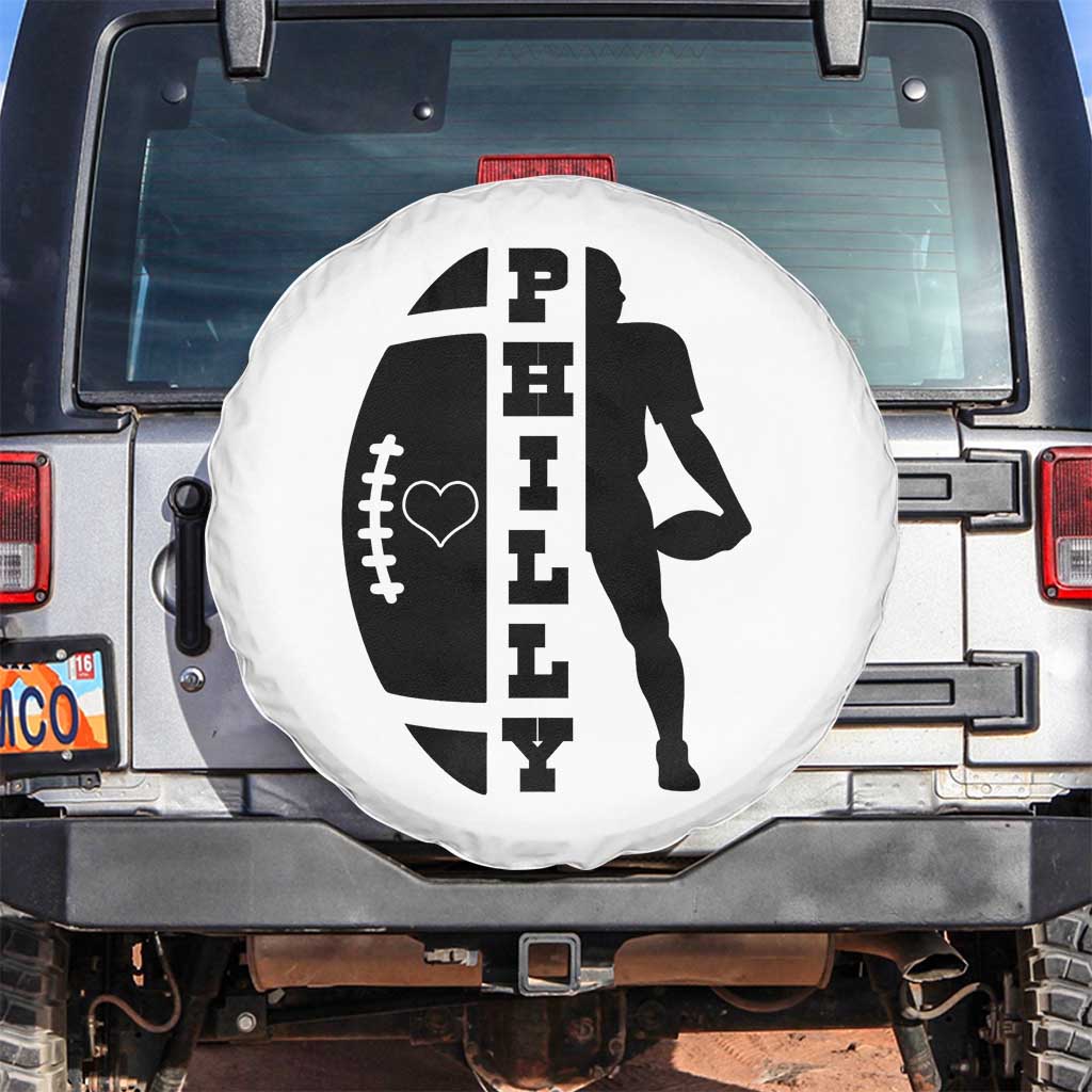 Philly Football Spirit Spare Tire Cover Proud Fan Humor Gift - Wonder Print Shop