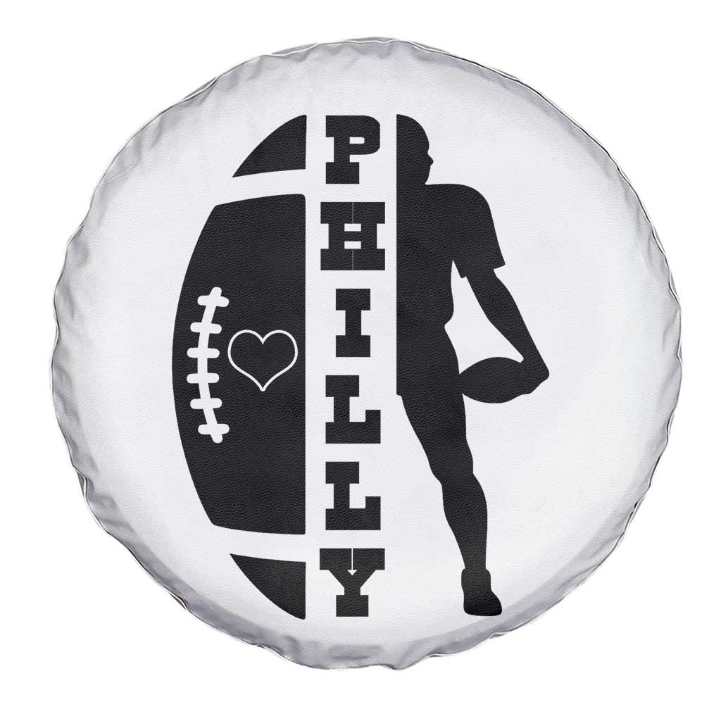 Philly Football Spirit Spare Tire Cover Proud Fan Humor Gift - Wonder Print Shop