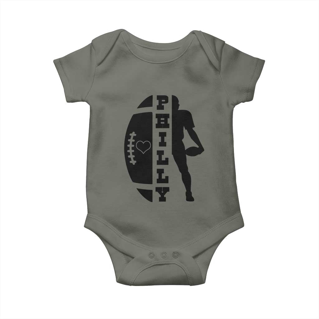 Philly Football Spirit Baby Onesie Proud Fan Humor Gift - Wonder Print Shop