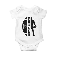 Philly Football Spirit Baby Onesie Proud Fan Humor Gift - Wonder Print Shop