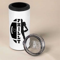 Philly Football Spirit 4 in 1 Can Cooler Tumbler Proud Fan Humor Gift - Wonder Print Shop