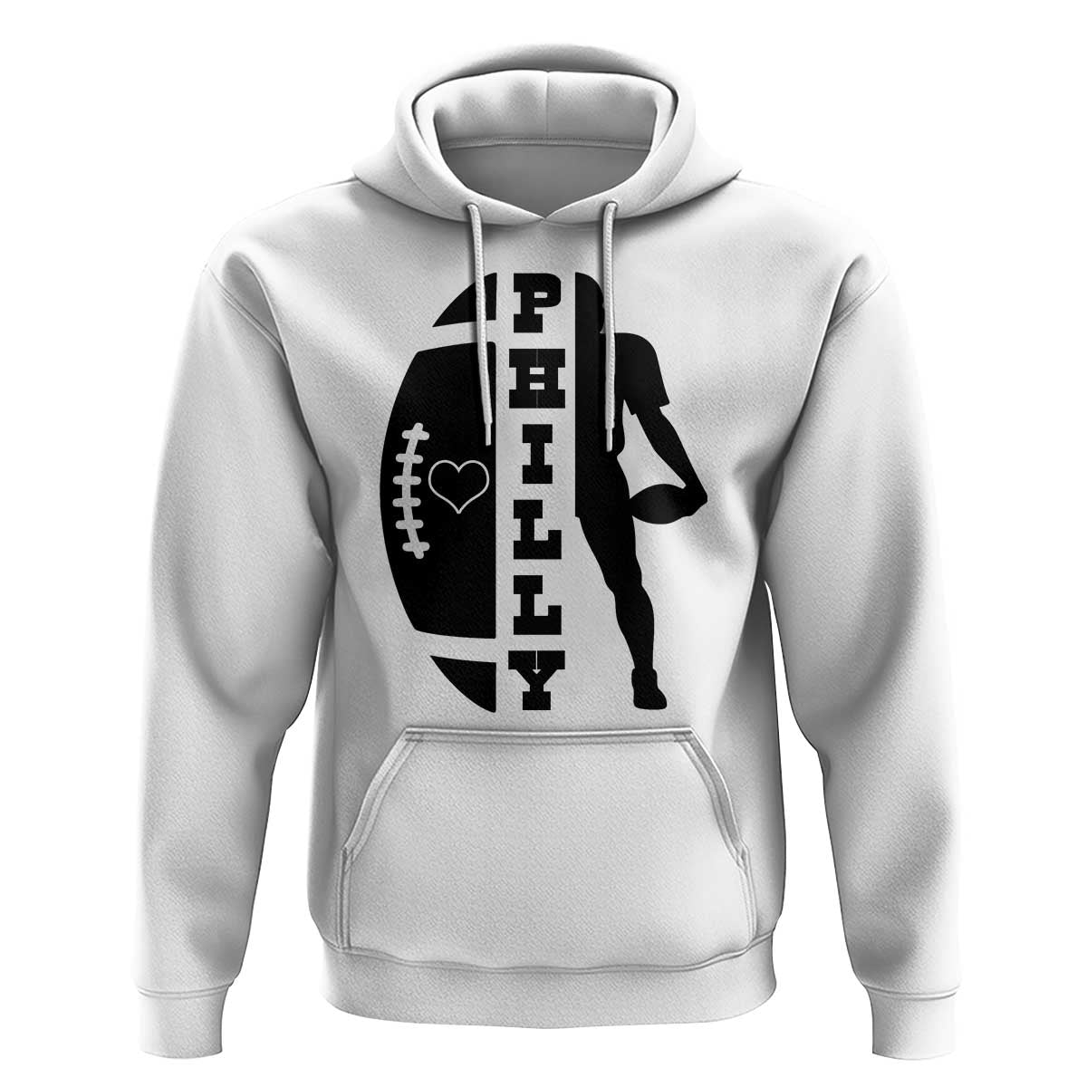 Philly Football Spirit Hoodie Proud Fan Humor Gift - Wonder Print Shop