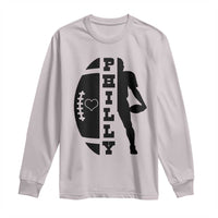 Philly Football Spirit Long Sleeve Shirt Proud Fan Humor Gift - Wonder Print Shop